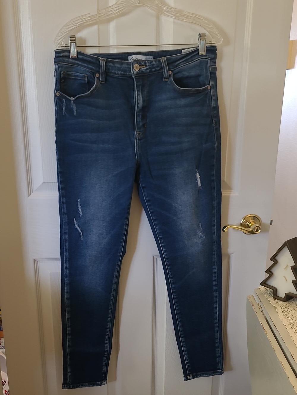 Kancan. Size 31. Dark Blue Women's Stretch Skinny Jeans. Bin 5. Preloved